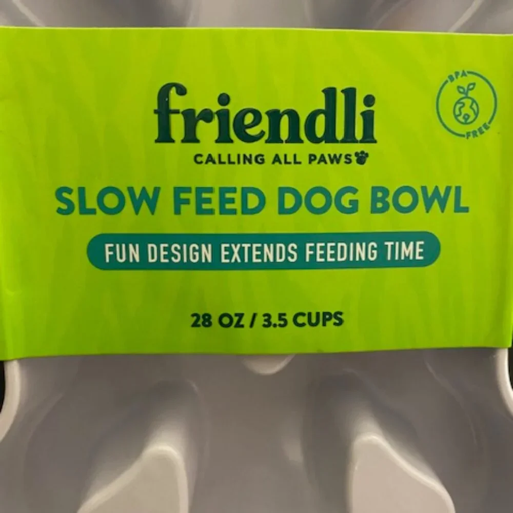 friendli: Slow Dog Feed Bowl